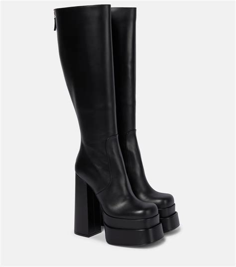 versace plateau stiefel|designer versace platform shoes.